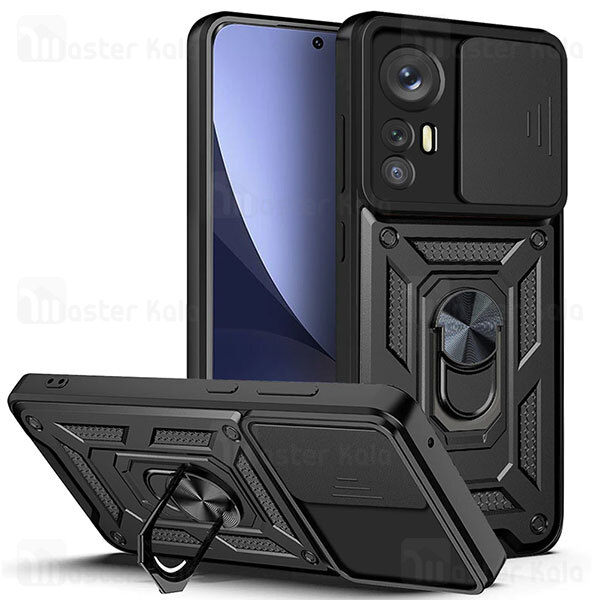 گارد محافظ ضد ضربه انگشتی Xiaomi 12 Lite SHUNIJA Case دارای محافظ دوربین